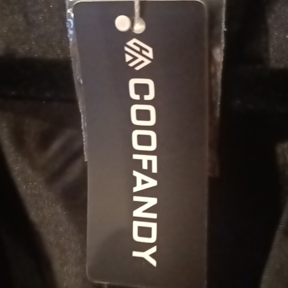 NWT COOFANDY black sports jacket/ blazer w hanky and flap pockets Size Medium - Picture 13 of 13